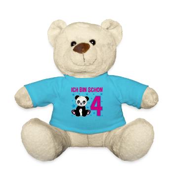 Vier Jahre Pandazauber - Teddy - Atollblau - Vorne