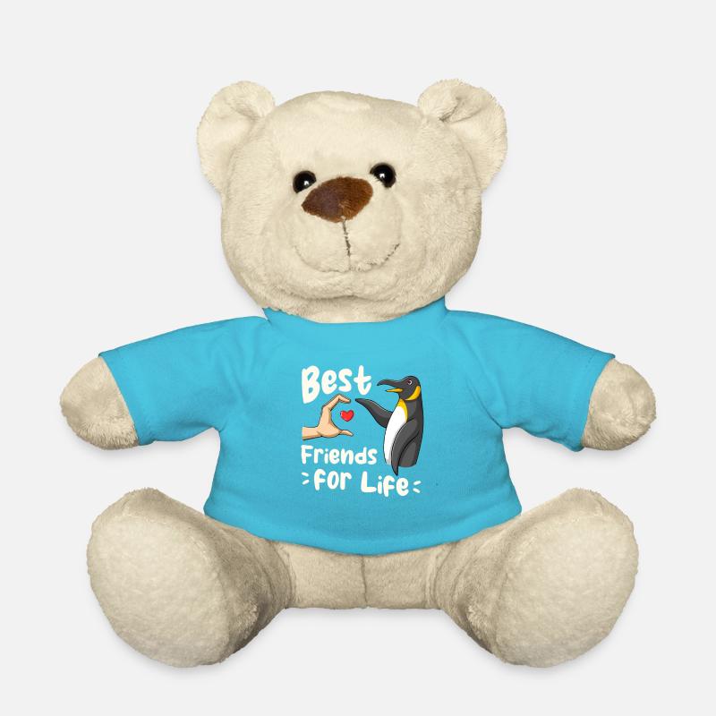 Pinguin-Liebhaber Freund Pinguine - Teddy - Atollblau