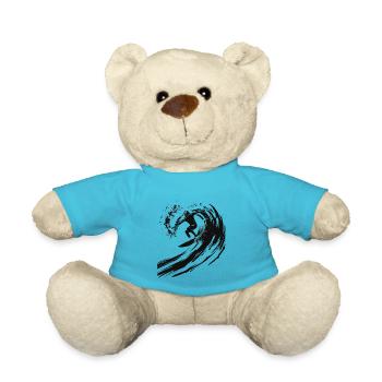Surfeur surfant sur une énorme vague dans un 2 - Nounours - bleu outremer - Devant