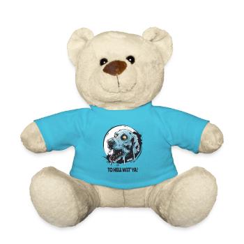 Zombie Hell Dog Au diable avec toi - Nounours - bleu outremer - Devant