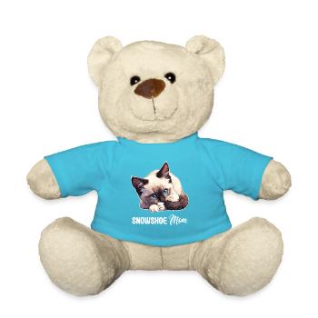 Chaton raquette Chat raquette - Nounours - bleu outremer - Devant