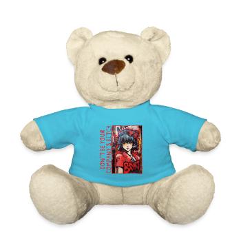Anime Graffiti: Sei nicht der Idiot der Firma - Teddy - Atollblau - Vorne