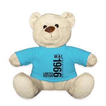 Birthday May 1966 May Born in May - Teddy Bear - atoll blue - Front