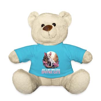 Sphynx Kitten Sphynx Cat - Teddy Bear - atoll blue - Front