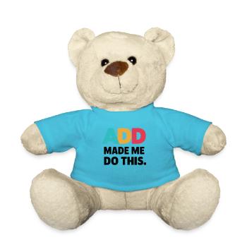 Neurodiversité Neurodivers TDA - Nounours - bleu outremer - Devant
