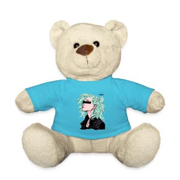Anonymous Cartoon Rocker Girl - Teddy Bear - atoll blue - Front