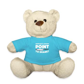Ich Habe Einen Punkt Zu Teilen - Teddy - Atollblau - Vorne