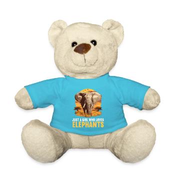 Elefanten Elefant - Teddy - Atollblau - Vorne