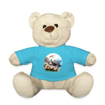 Albatross Albatrosse Albatros - Teddy Bear - atoll blue - Front