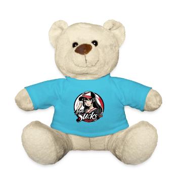 Une fille de baseball pense que l’anime est stupide - Nounours - bleu outremer - Devant