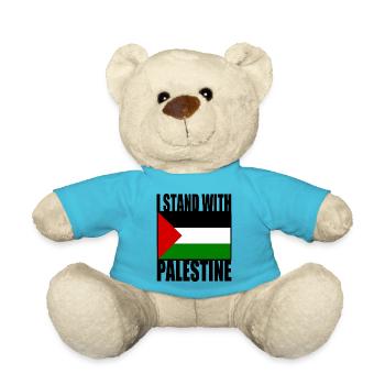 I stand with palestine - Nounours - bleu outremer - Devant