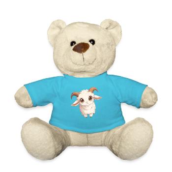 Alpine Goat Mountain Goats Mountain Goat - Teddy Bear - atoll blue - Front