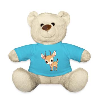 Antelope Antilopen Antilope - Teddy Bear - atoll blue - Front