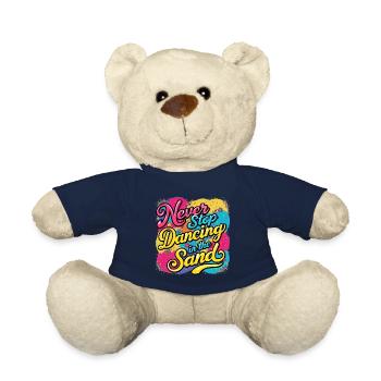 Never Stop Dancing In The Sand Design - Nounours - bleu marine - Devant