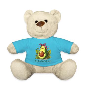Mother's Day Avocado Lover Mamacado - Teddy Bear - atoll blue - Front