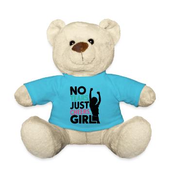 NO TEARS, JUST CHEERS, GIRL - Teddy Bear - atoll blue - Front