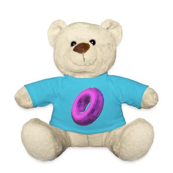 Metallic Torus - Teddy Bear - atoll blue - Front