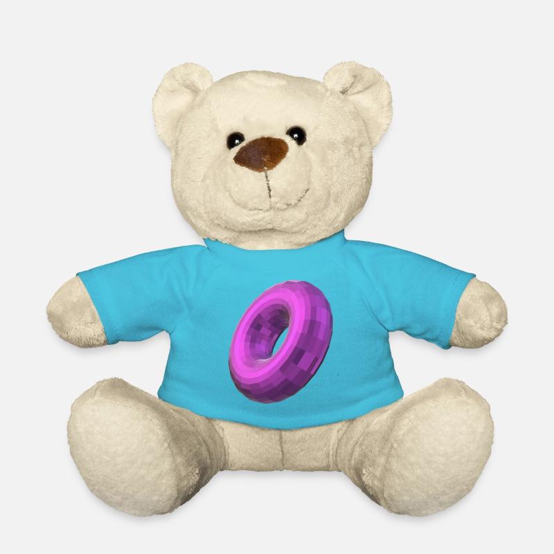 Metallic Torus - Teddy Bear - atoll blue