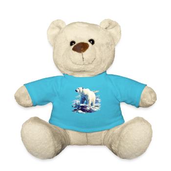 Polar Bear Eisbären Eisbär - Teddy - Atollblau - Vorne