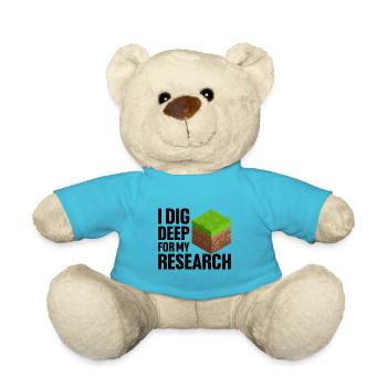 Soil Scientist Pedology - Teddy Bear - atoll blue - Front