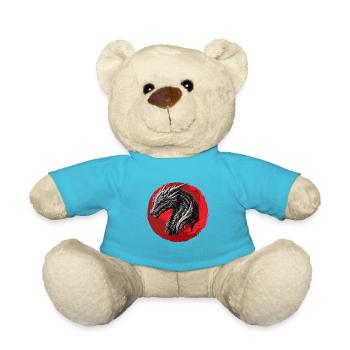 Traditioneller Japanischer Drache Der Drache - Teddy - Atollblau - Vorne