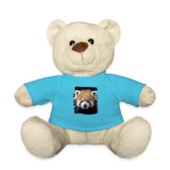 Red Panda Little Pandas Little Red Panda - Teddy Bear - atoll blue - Front
