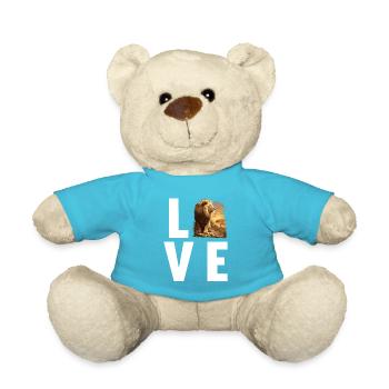 Lion Löwen Löwe - Teddy - Atollblau - Vorne
