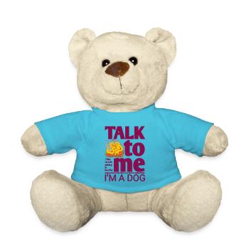 Dog Speaker - Teddy Bear - atoll blue - Front