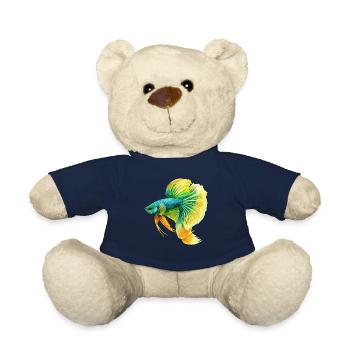 Bettas Betta Fisch Betta - Teddy - French Navy - Vorne