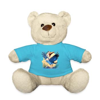 Héron Reiher - Nounours - bleu outremer - Devant