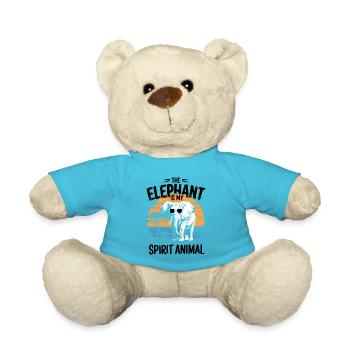L’éléphant est mon animal spirituel - Nounours - bleu outremer - Devant