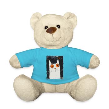 L’art de la surprise – Un chat - Nounours - bleu outremer - Devant