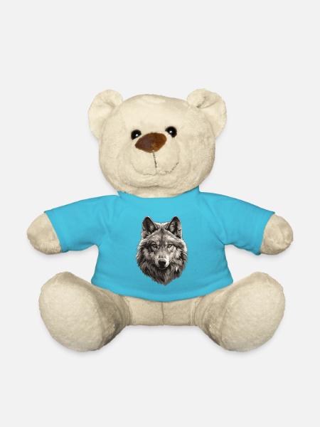 Loups Loup - Nounours - bleu outremer