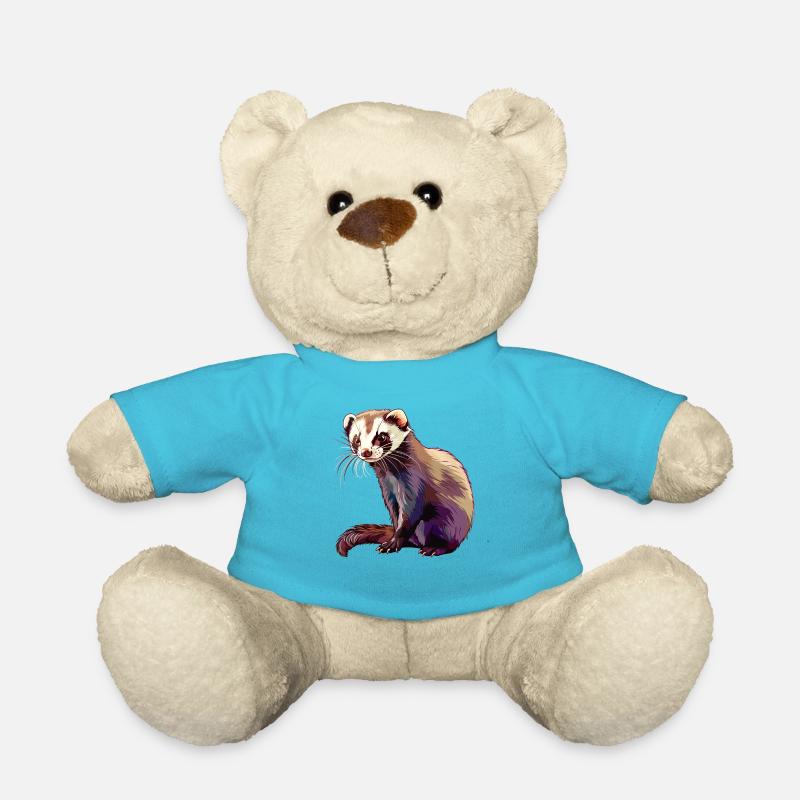 Ferret Frettchen - Teddy - Atollblau