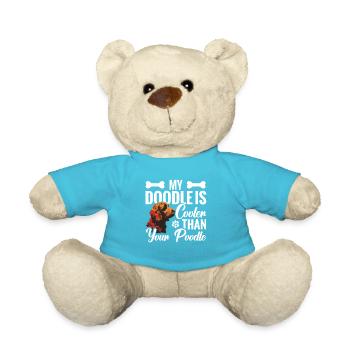 Mein Gekritzel Ist Cooler Als Dein Pudel - Teddy - Atollblau - Vorne
