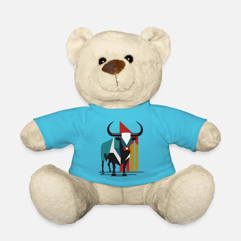 Taureau, Taureau - Nounours - bleu outremer