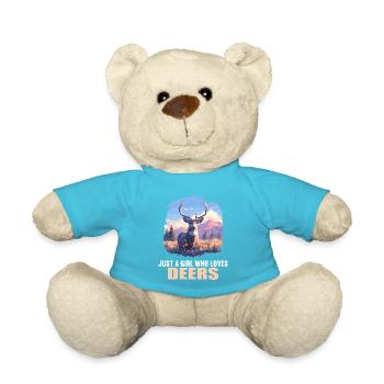 Hirsche Hirsch - Teddy - Atollblau - Vorne