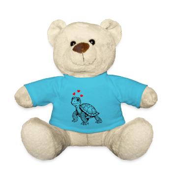 tortue - Nounours - bleu outremer - Devant