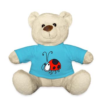 Ladybird - Teddy Bear - atoll blue - Front