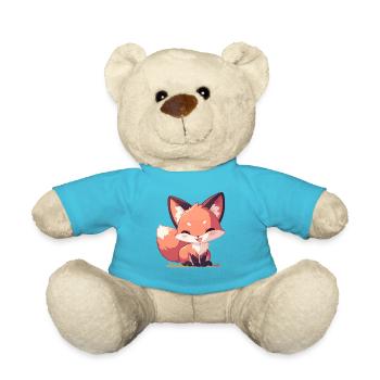 Foxes Fox - Teddy Bear - atoll blue - Front
