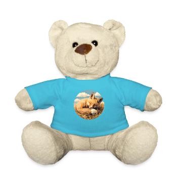 Foxes Fox - Teddy Bear - atoll blue - Front