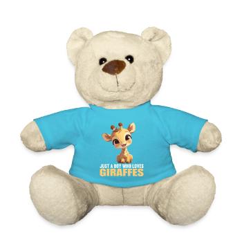Giraffes Giraffe - Teddy Bear - atoll blue - Front