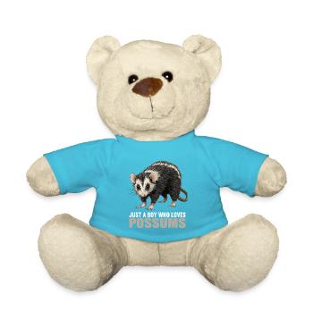 Opossum Opossums - Teddy - Atollblau - Vorne