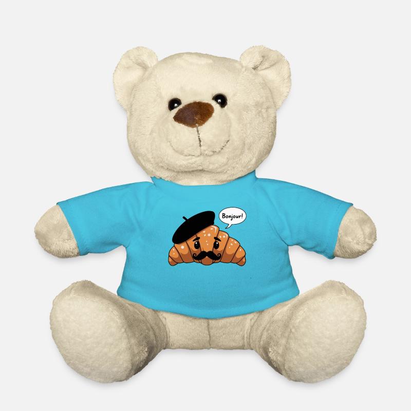 Französisches Croissant - Teddy - Atollblau