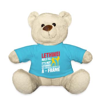 Lethwei Ist Kein Sport, Sondern Ein Lebensstil - Teddy - Atollblau - Vorne
