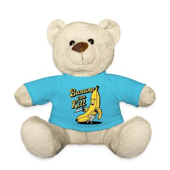 Banana can kill - Teddy Bear - atoll blue - Front