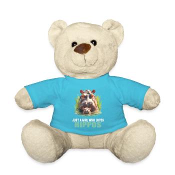 Hippopotamus Hippopotamus - Teddy Bear - atoll blue - Front