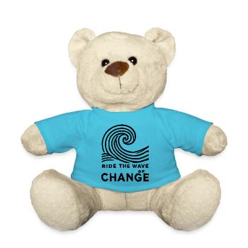 Ride the wave of change - Nounours - bleu outremer - Devant