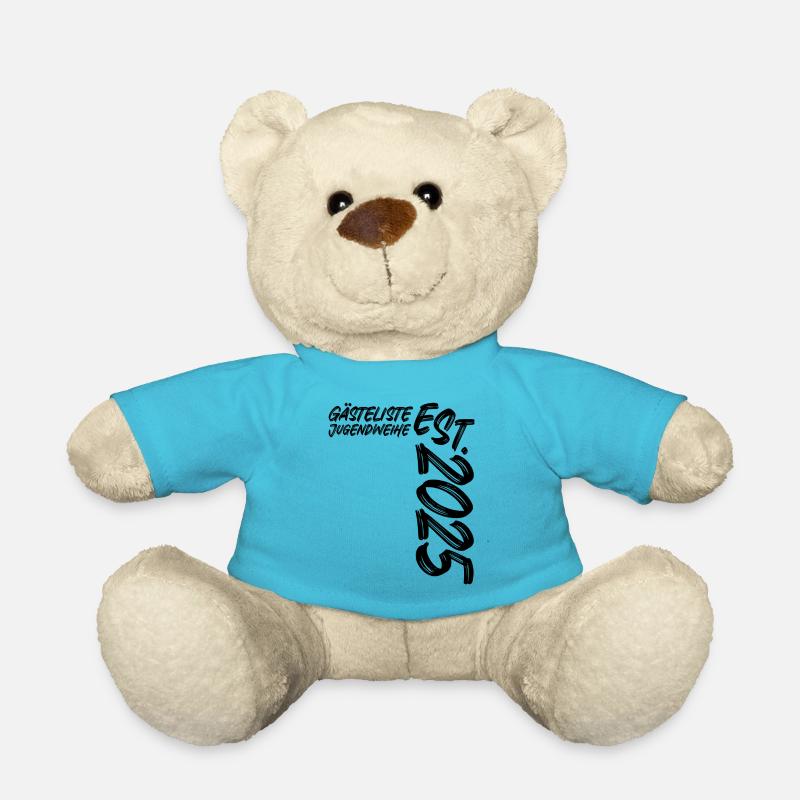 Jugendweihe Est. 2025 - Gästeliste - Teddy - Atollblau