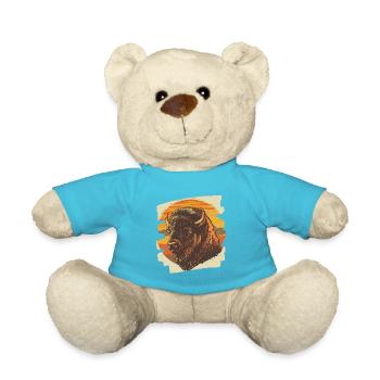 Bison - Nounours - bleu outremer - Devant